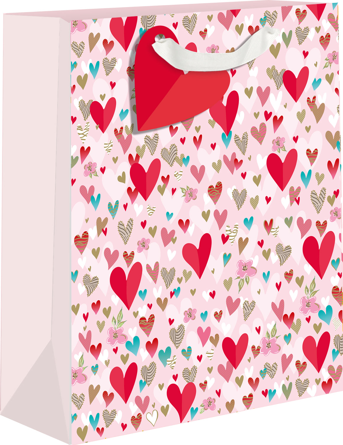 Med Gift Bags - Flowers & Hearts